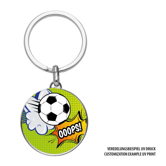 Custom Printed Round Metal Keyring - Image 6