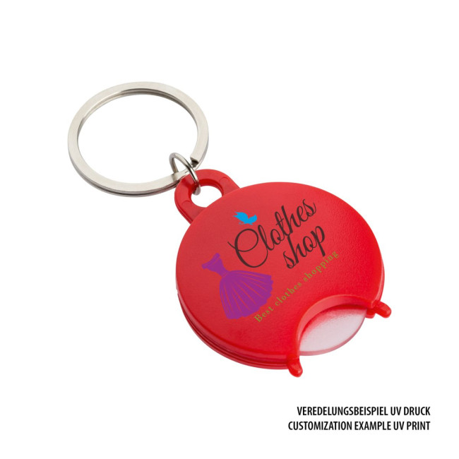 Custom Printed Caddy Chip Holder Keyring - Image 3