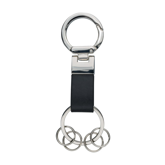 Custom Printed Faux Leather Keyring - Image 4