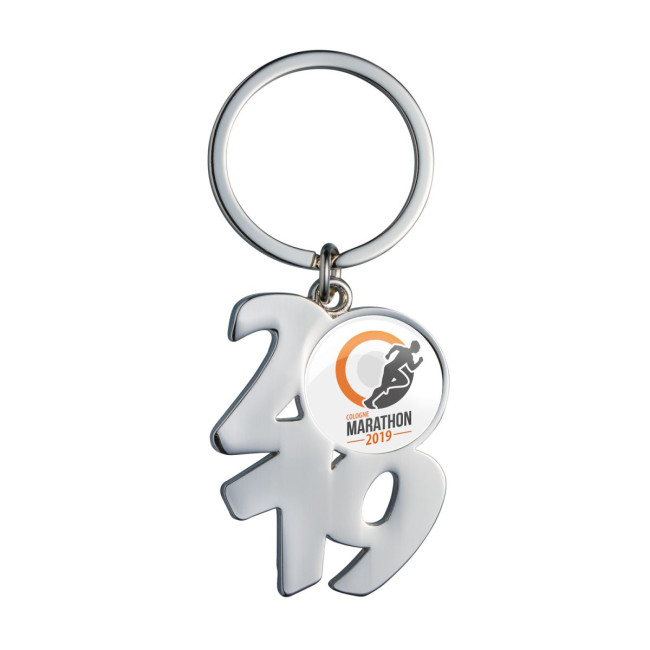 Custom Printed 2019 Metal Keyring - Image 4