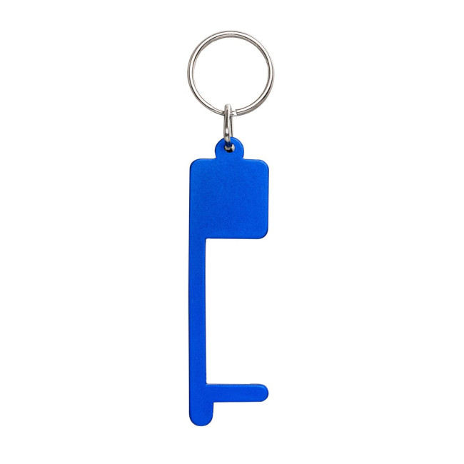 Custom Printed Aluminium Door Opener Keyring - Image 2