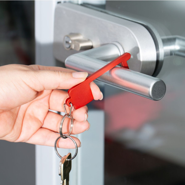 Custom Printed Aluminium Door Opener Keyring - Image 4