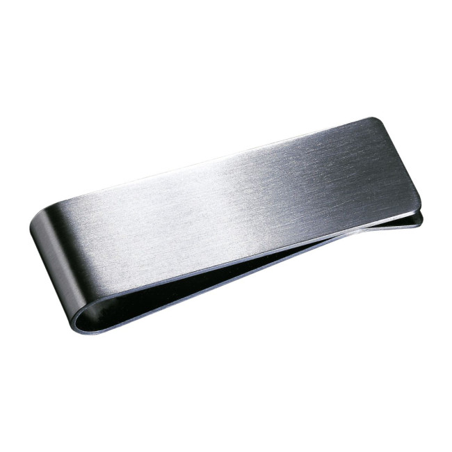 Custom Printed Stainless Steel Money Clip - Image 1