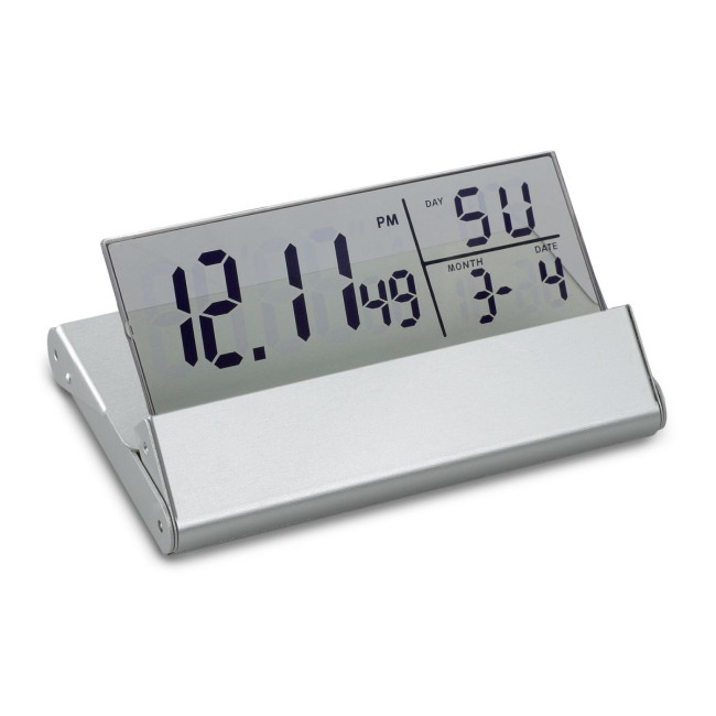 Custom Printed Desk clock with alarm function - Image 1