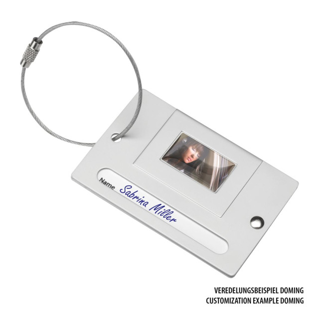 Custom Printed Abbeville Luggage tag - Image 2