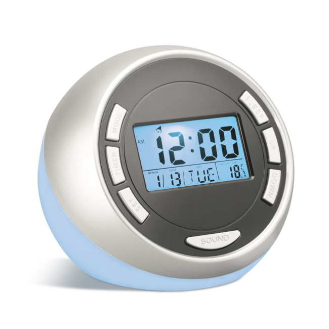 Custom Printed Desk clock with alarm function - Image 1