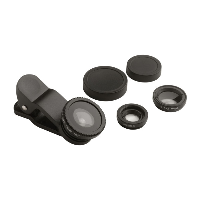 Custom Printed Attachable set of photo lenses 3 pcs - Image 1