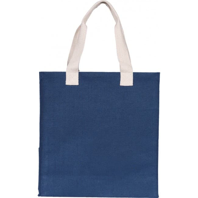 Custom Printed Dargate' Jute Tote Bag - Image 2