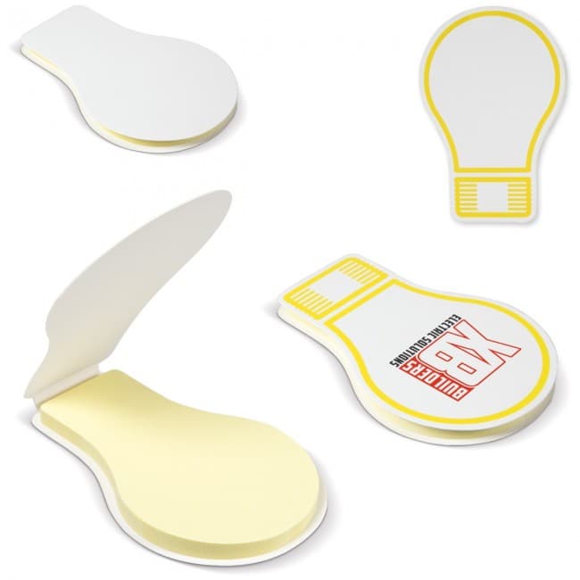 Custom Printed Adhesive notes lightbulb - Image 2