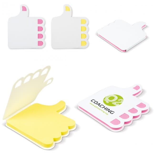 Custom Printed Adhesive notes Thumbs-up - Image 2