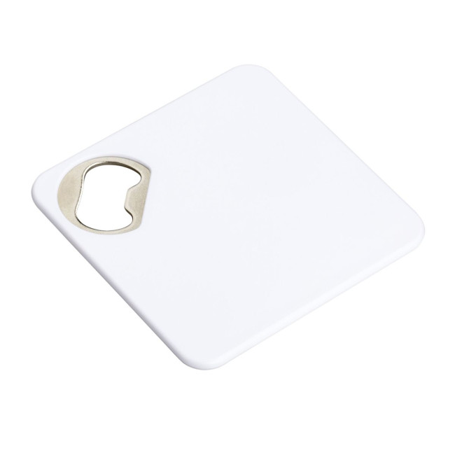 Custom Printed Coaster With Bottle Opener - Image 1