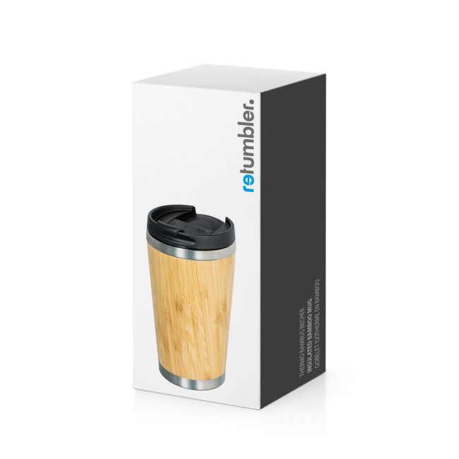 Branded Talca Bamboo Thermomug 350ml - Image 7