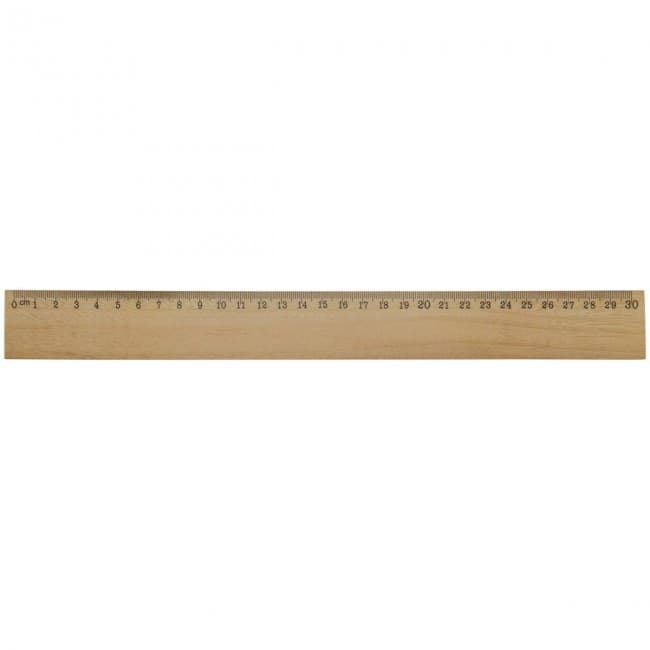 Custom Printed Ruler wood 30cm - Image 2