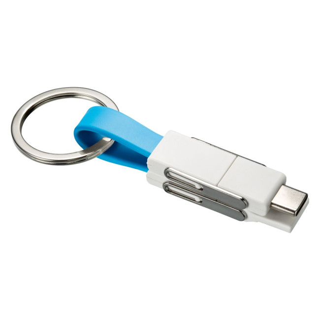 Custom Printed 4-in-1 charging cable - Image 1