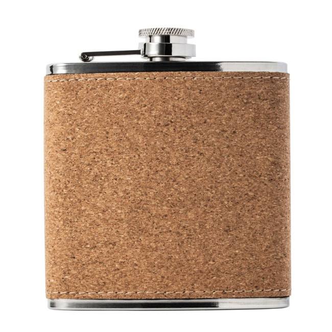 Custom Printed Cork Hip Flask - Image 4