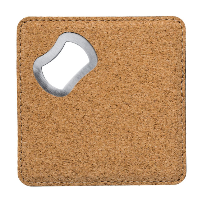 Custom Printed Cork Coaster & Bottle Opener - Image 2