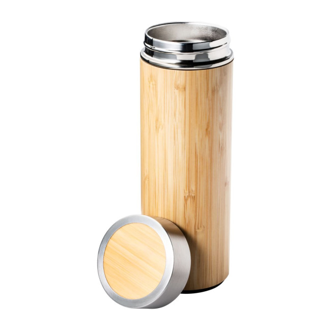 Branded Bamboo Insulated Flask - Image 2