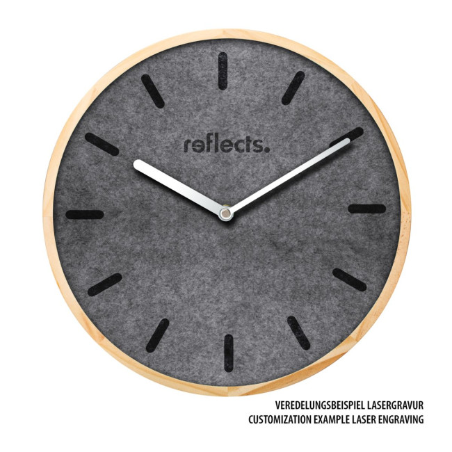 Custom Printed Wooden Wall clock - Image 2