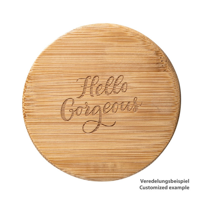 Branded Bamboo Compact Mirror - Image 2