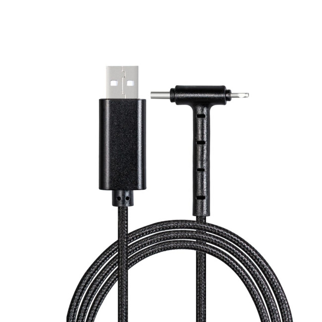 Custom Printed Black 3-in-1 Charging Cable - Image 1