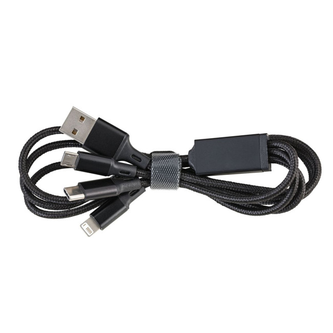 Custom Printed 3-in-1 Charging Cable With Light - Image 3