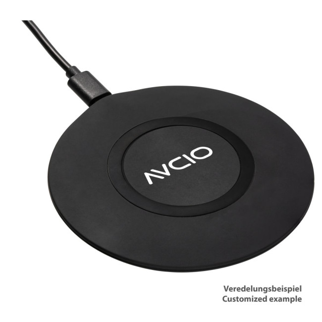 Custom Printed Matt Black Wireless Charger - Image 4