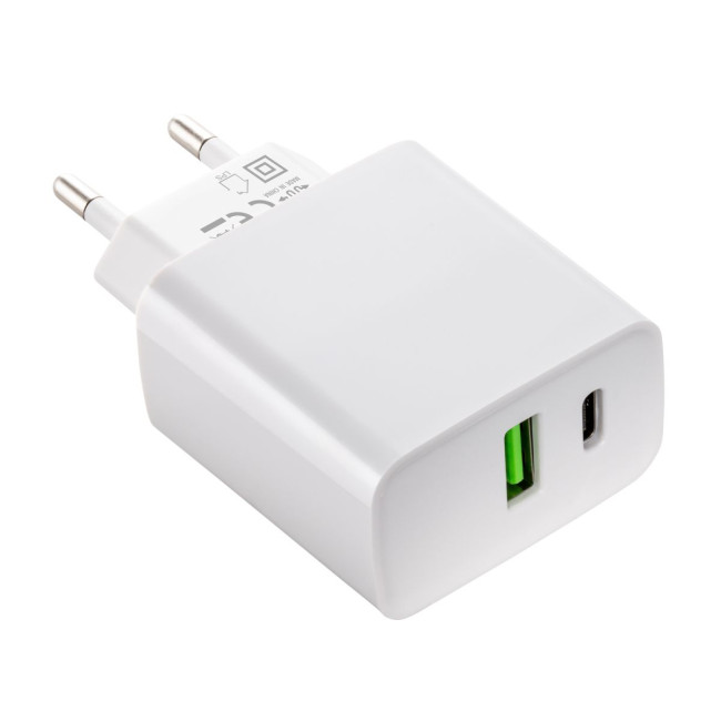 Custom Printed USB-C & USB Wallcharger - Image 1