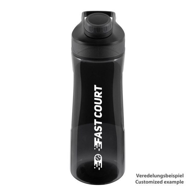 Custom Printed Black Sports Bottle 700ml - Image 11