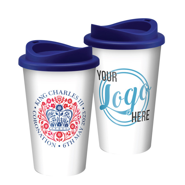 Branded Promotional Coronation Travel Cup