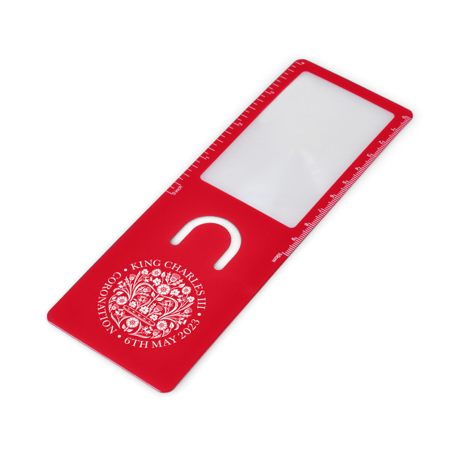 Branded Promotional Coronation Magnifier Bookmark