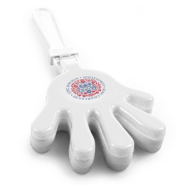 Branded Printed Coronation Large Hand Clapper