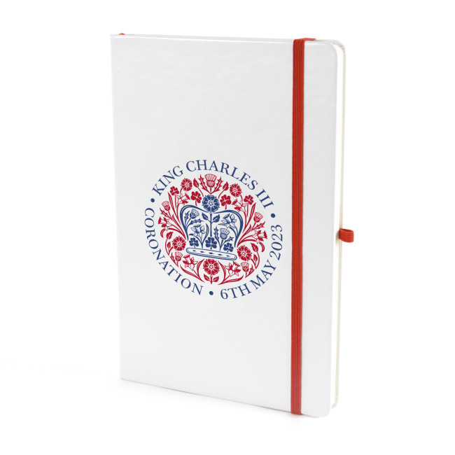 Branded Printed Coronation A5 Mole Notebook