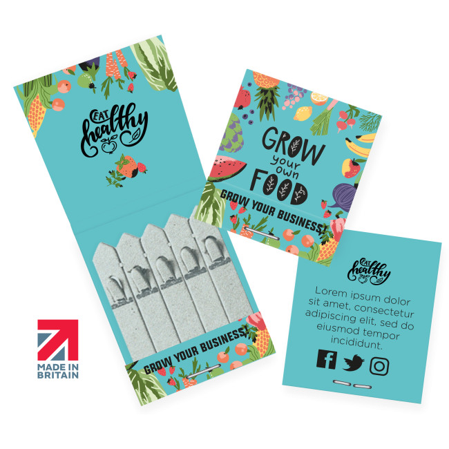 Custom Printed Promotional Small Standard Seedsticks