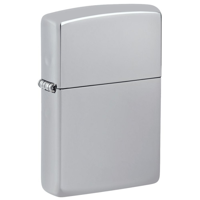 Custom Printed Zippo Lighter High Polish Chrome