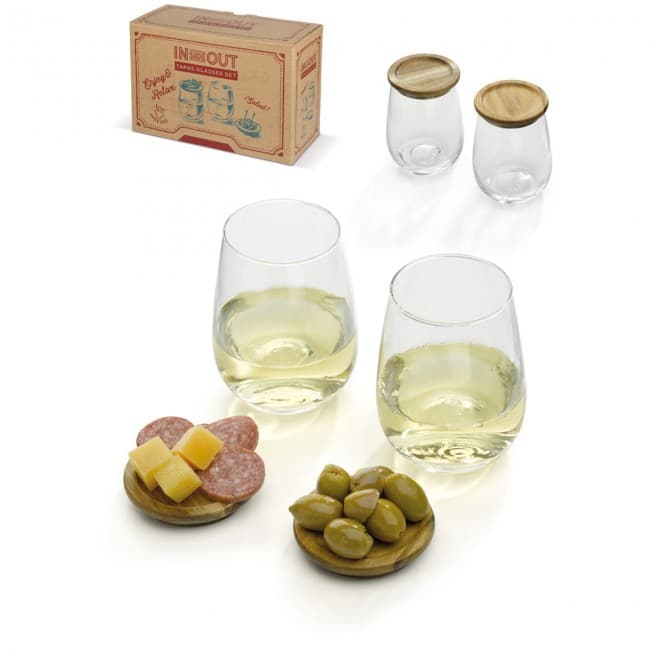 Custom Printed Set of 2 tapas glasses - Image 2