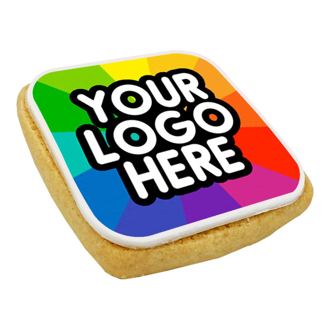 Branded 5cm Square Shortbread