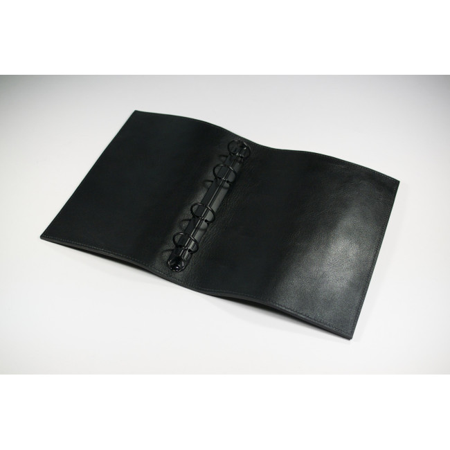 Custom Printed Eco Verde A5 Ring binder Folder In Black - Image 1