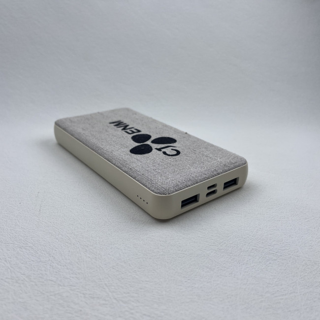 Custom Printed Hemp Power Bank 10,000mAh