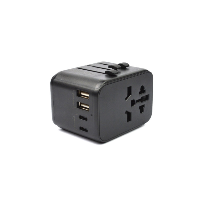 Branded Solon Universal Travel Adapter - Image 2