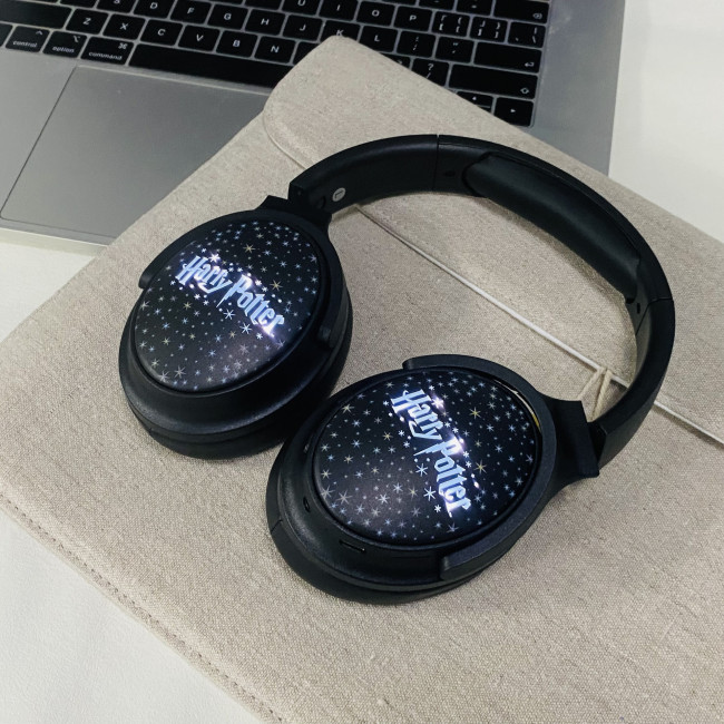 Custom Printed Wireless Headphones With LED Logo