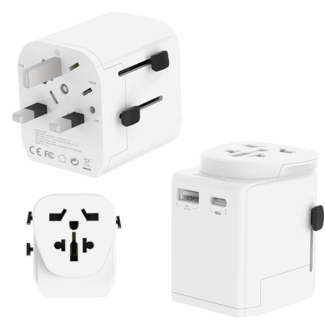 Branded Venture Travel Adaptor