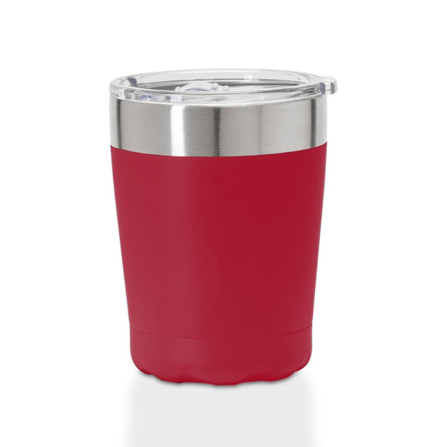 Custom Printed Oyster Recycled Stainless Steel Cup 350ml - Image 1