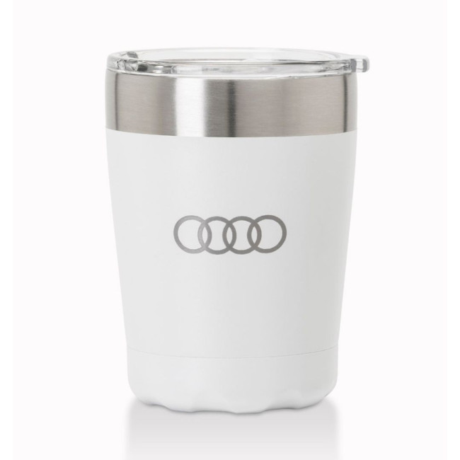 Custom Printed Oyster Recycled Stainless Steel Cup 350ml - Image 2