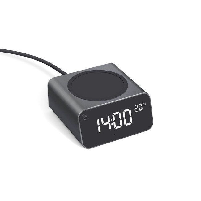 Custom Printed Xoopar REDDI Travel Clock & Wireless Charger - Image 1