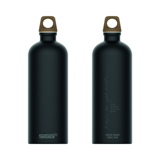 Branded SIGG Traveller Bottle MyPlanet 1L Black Touch - Image 2