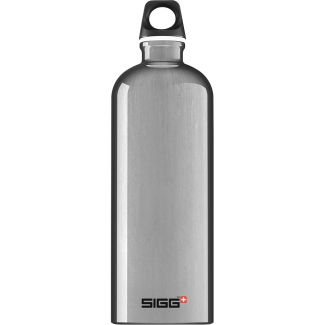 Branded SIGG Traveller Bottle 1L Aluminium - Image 2