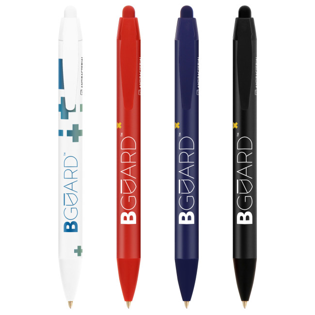 Branded BIC Wide Body BGUARD Antibacterial Ballpen Screen Printing - Image 1