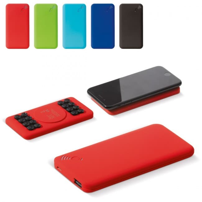 Custom Printed Blade suction wireless powerbank 4000mAh - Image 1