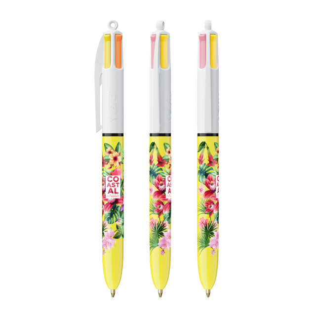 Custom Printed BIC 4 Colours Sun Ballpen BritePix