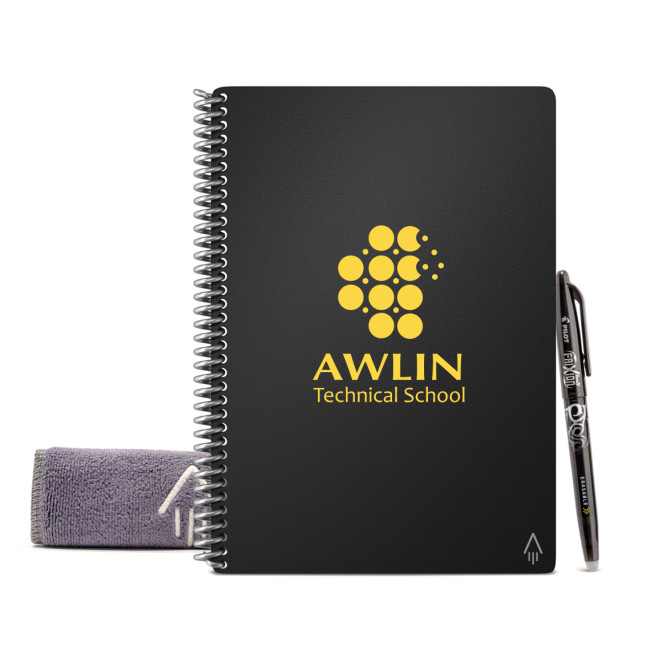 Custom Printed Rocketbook Fusion Executive A5 Notebook Screen Printing